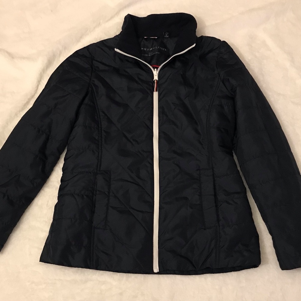 Tommy Hilfiger Women's Black Quilted Jacket